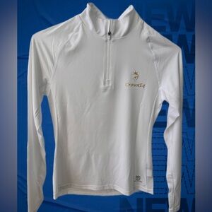 CrownEq White Quarter-Zip Pullover